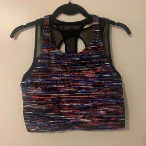 Lululemon cropped workout top size 10
